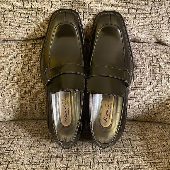 Kenneth Cole New York Men’s Black Leather Loafers Slip-On Size 7.5 main image 8